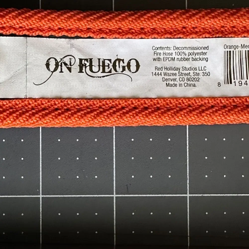 MEN’S BELT  | Made w: FIREHOSE  | ON FUEGO®  |  35 to 38 in  |  9FIFTY